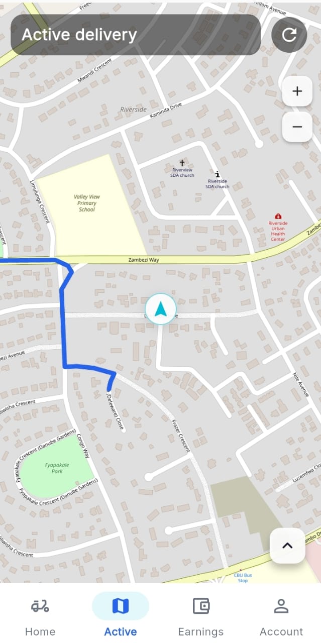 Live Delivery Tracking